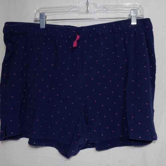 U.s. Polo Assn Women's Polo Shorts 2X Blue Polka Dot Pockets - Picture 4 of 8